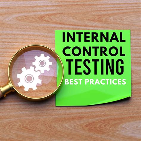how to do internal control testing