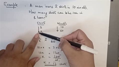 how to do inverse proportion grade 6