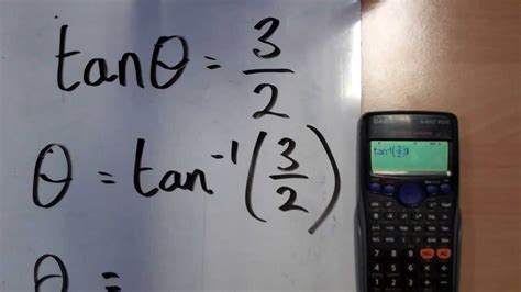 how to do inverse tan on calculator