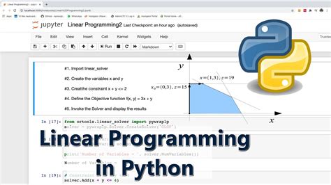 how to do linear programming in python