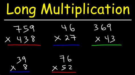 how to do long math