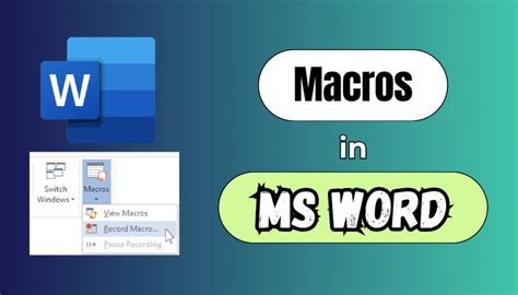 how to do macros in ms word