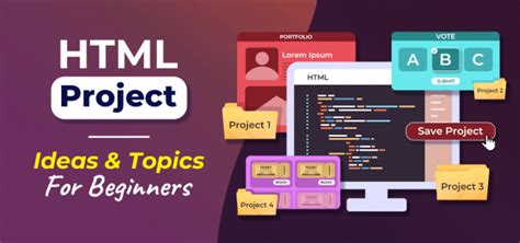 how to do mini project in html