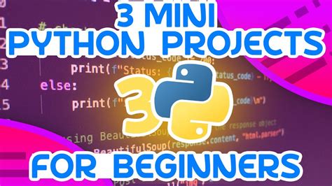 how to do mini project in python