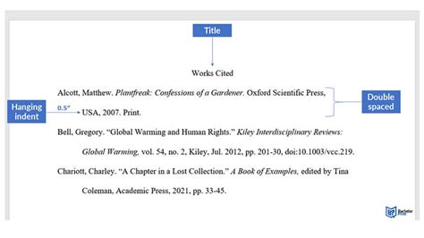 how to do mla format works cited for websites