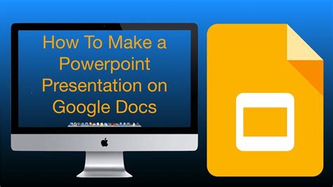 how to do powerpoint on google slides
