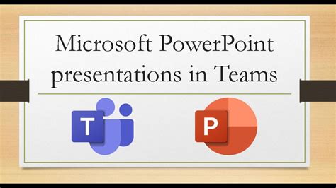 how to do ppt presentation on teams