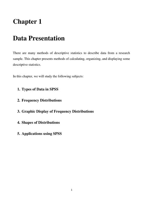 how to do presentation of data in research