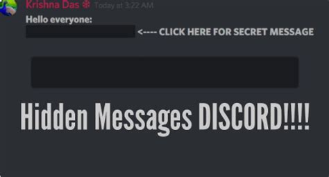 how to do secret text in discord