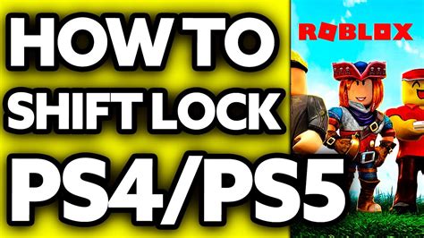 how to do shift lock on roblox ps4