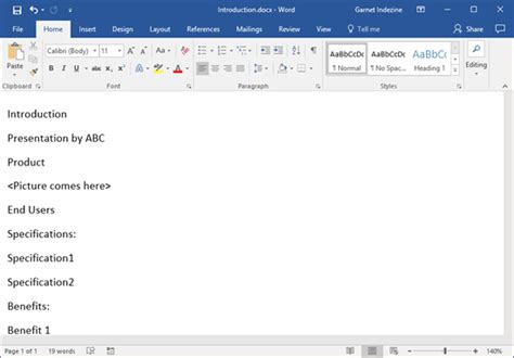 how to do slideshow in word