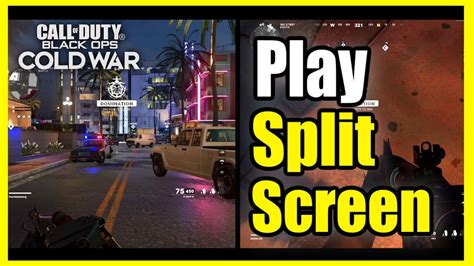 how to do split screen on cod 6 ps4