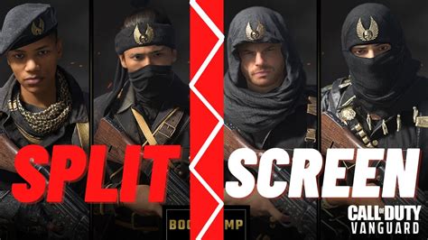 how to do split screen on cod ps5
