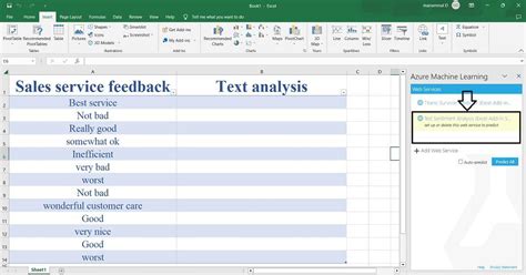 how to do text analysis in excel