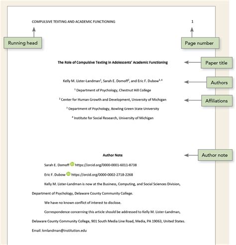 how to do titles in apa