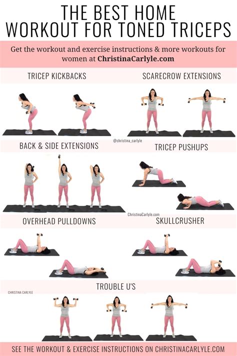 how to do tricep exercises at home