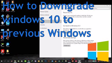how to downgrade from windows 10 to windows 8.1 with usb