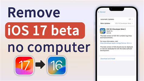 how to downgrade ios 18 beta version