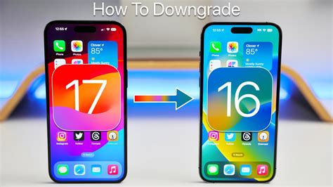 how to downgrade ios version