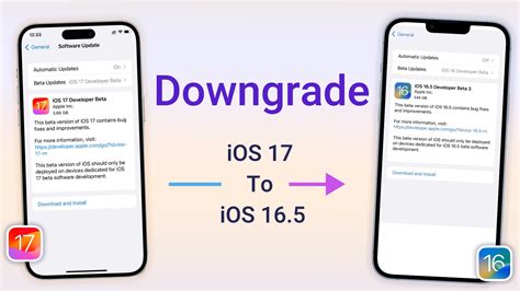how to downgrade iphone on mac