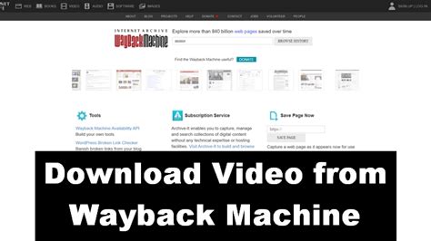 how to download a file from wayback machine
