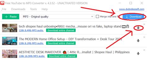 how to download a youtube audio to computer for free