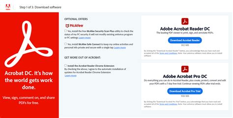 how to download adobe acrobat dc for free