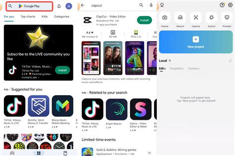 how to download capcut app in android