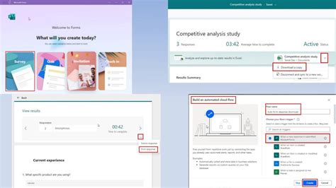 how to download from microsoft forms