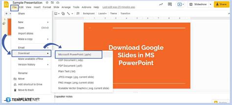 how to download google slides into ppt