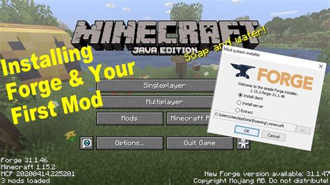 how to download mods for minecraft java forge
