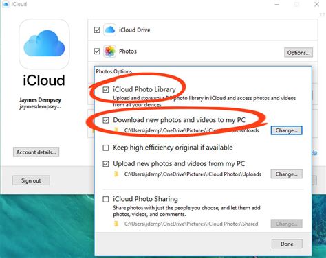 how to download photos from iphone to pc using icloud