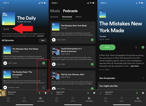 how to download podcast on spotify using mobile data