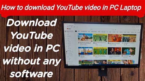 how to download youtube videos in pc without any software