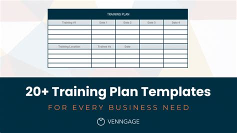 how to draft a training plan