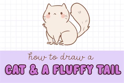 how to draw a fluffy tail