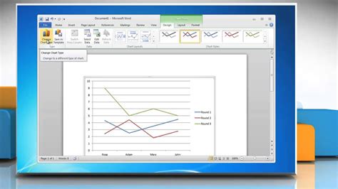 how to draw a graph on ms word