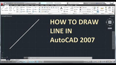 how to draw a line in autocad