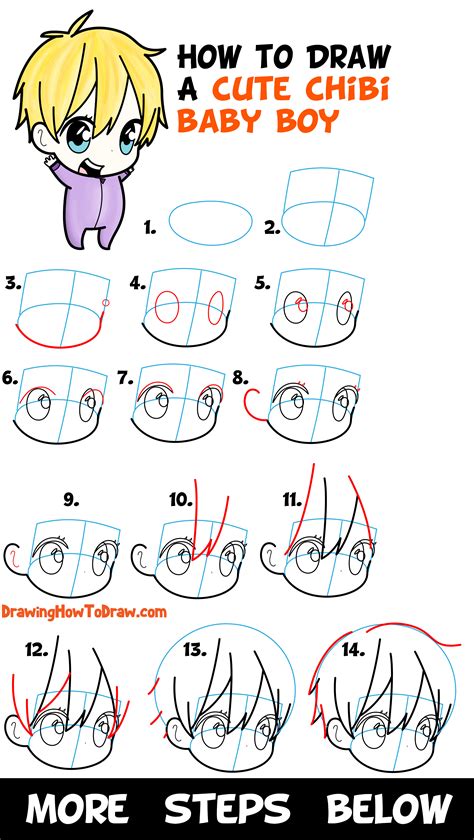 how to draw chibi step by step for beginners