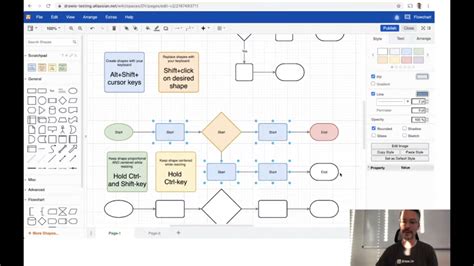 how to draw data flow diagram in draw io