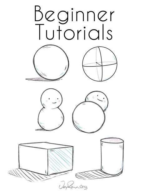 how to draw for beginners step by step pdf