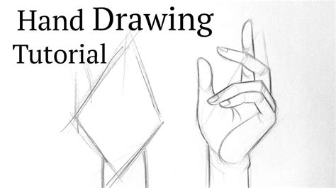 how to draw hands step by step with pencil