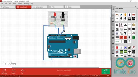 how to draw schematic diagram for arduino