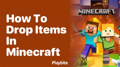 how to drop items in minecraft ps4