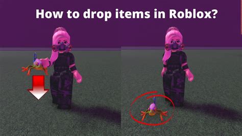 how to drop items roblox ps4