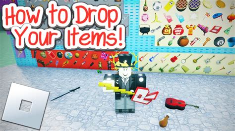 how to drop on roblox pc