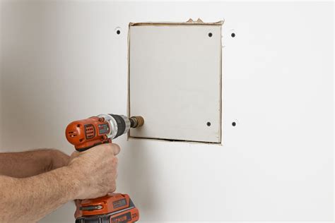 how to drywall patch a large hole