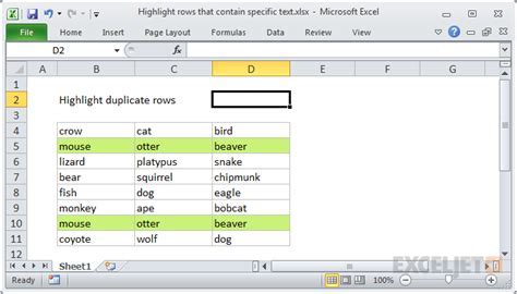how to duplicate rows in excel shortcut