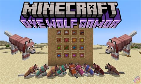 how to dye dog armor in minecraft java
