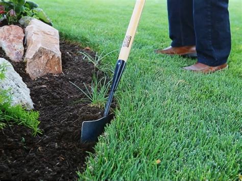 how to edge a garden with an edger